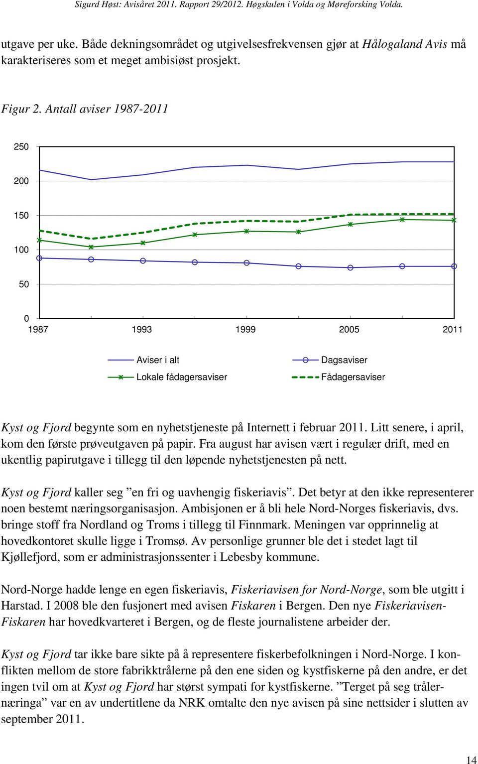 2011. Litt senere, i april, kom den første prøveutgaven på papir. Fra august har avisen vært i regulær drift, med en ukentlig papirutgave i tillegg til den løpende nyhetstjenesten på nett.