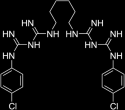 Overflatedesinfeksjon NB: Ototoksisk Natriumhypokloritt a. 1 liter 1 % natriumhypokloritt i vann (Hyposol 1%: NaOCl 10-15% 80g, Aq.pur. ad 1000ml) b.