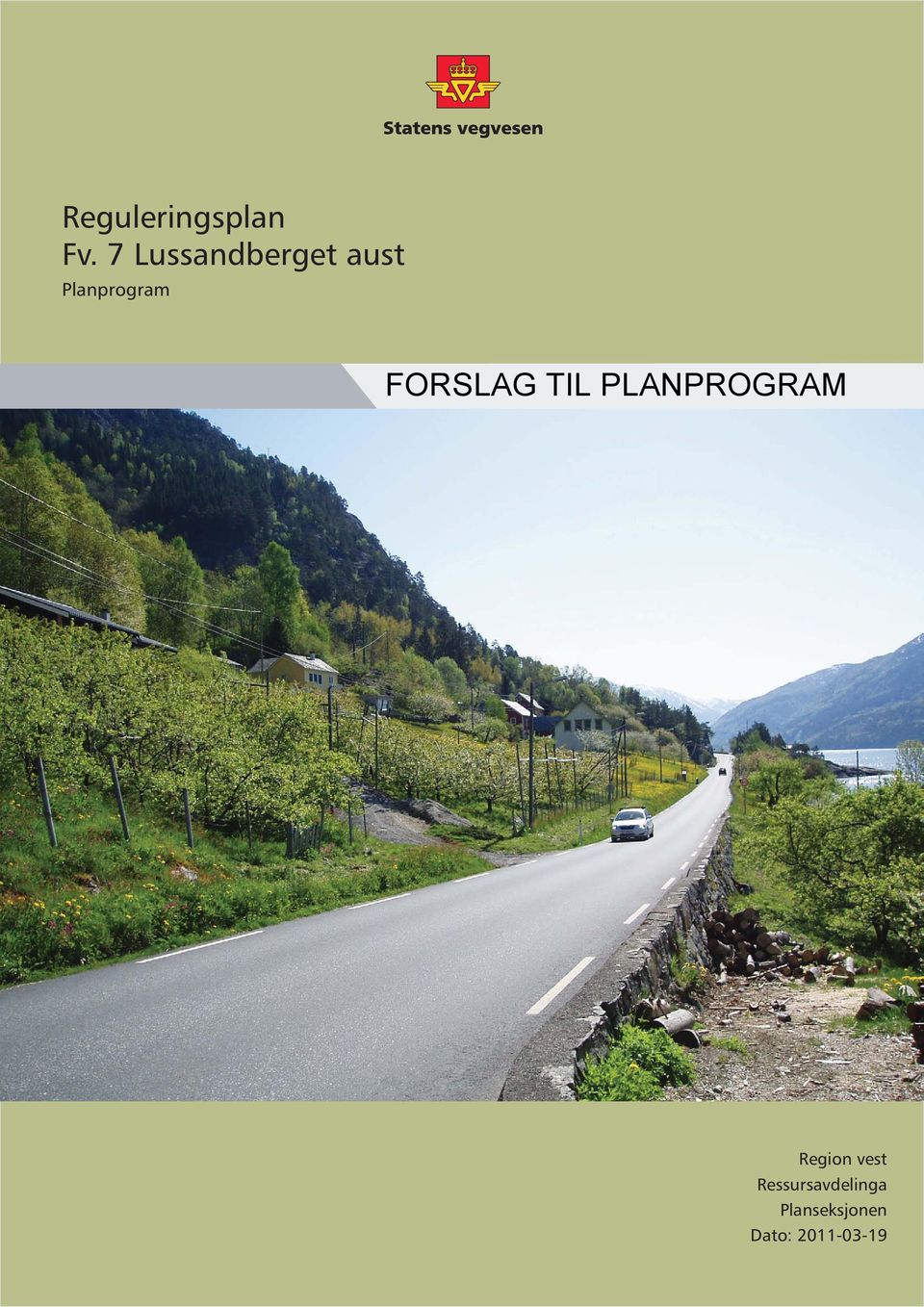 FORSLAG TIL PLANPROGRAM Region