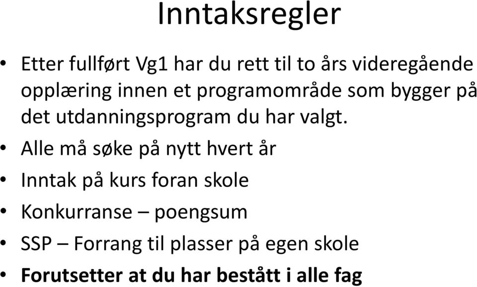 valgt.