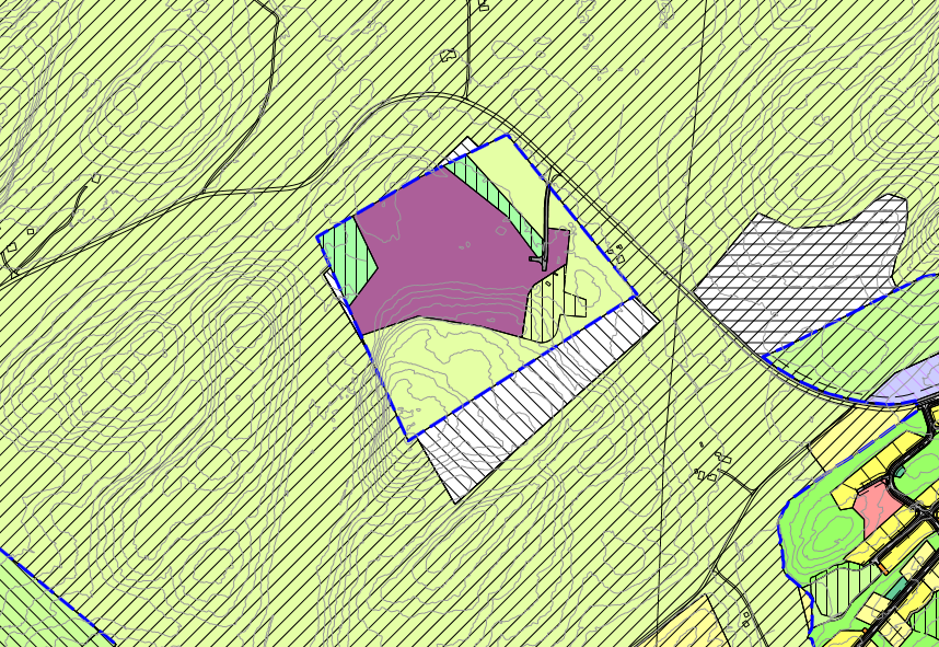 Planstatus Deler av området er regulert av reguleringsplan Ryem steinbrudd, planid 200602, vedtatt 14.12.2006. Utvidelsesområde er i reguleringsplanen avsatt til LNF-formål.