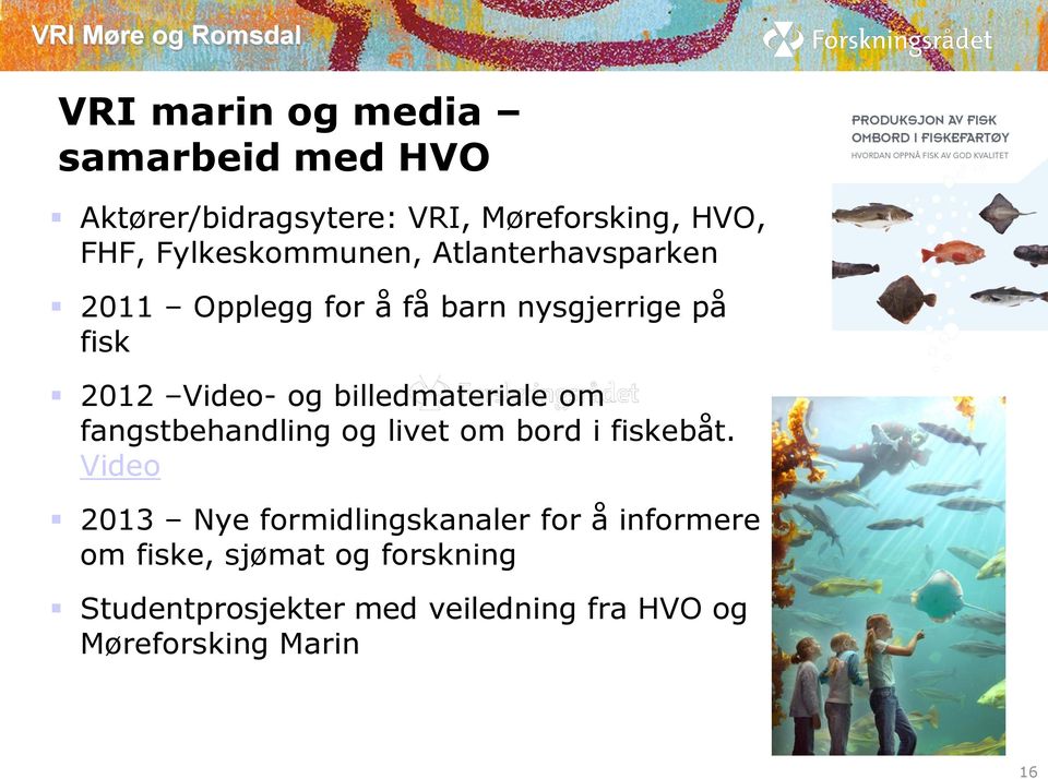 billedmateriale om fangstbehandling og livet om bord i fiskebåt.