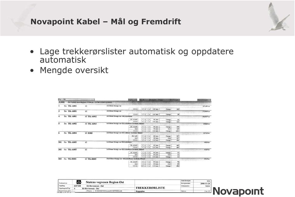 trekkerørslister