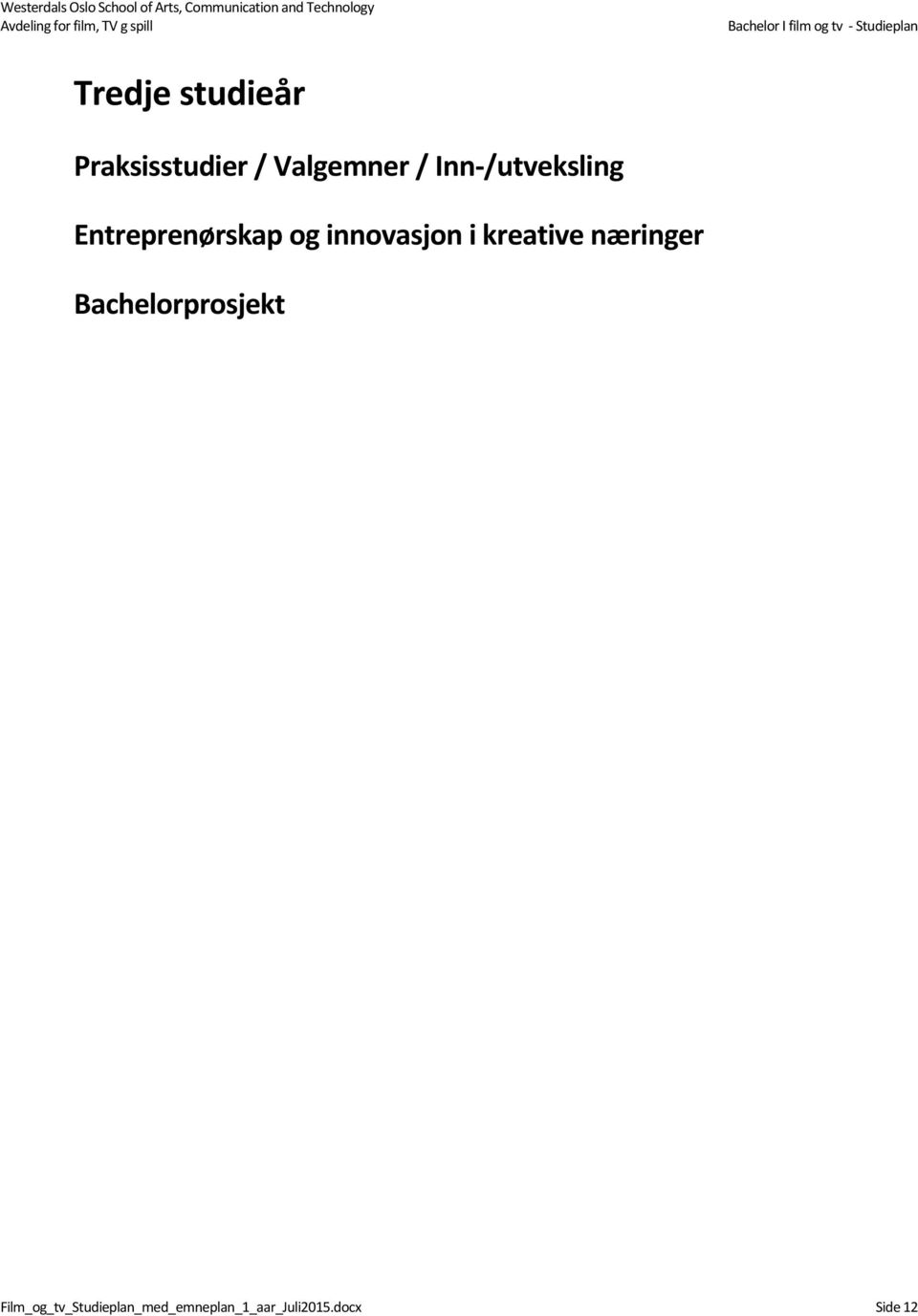 Entreprenørskap og innovasjon i