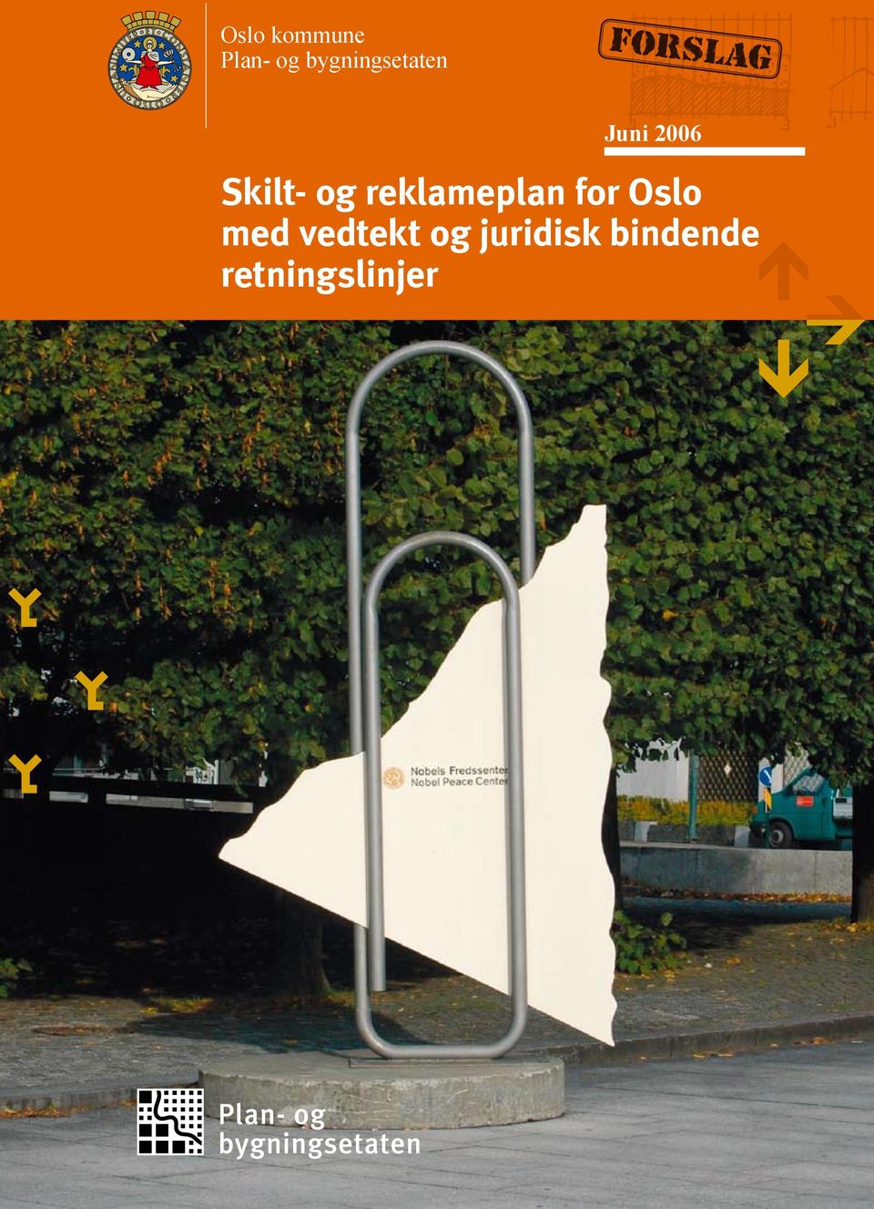og reklameplan for Oslo med