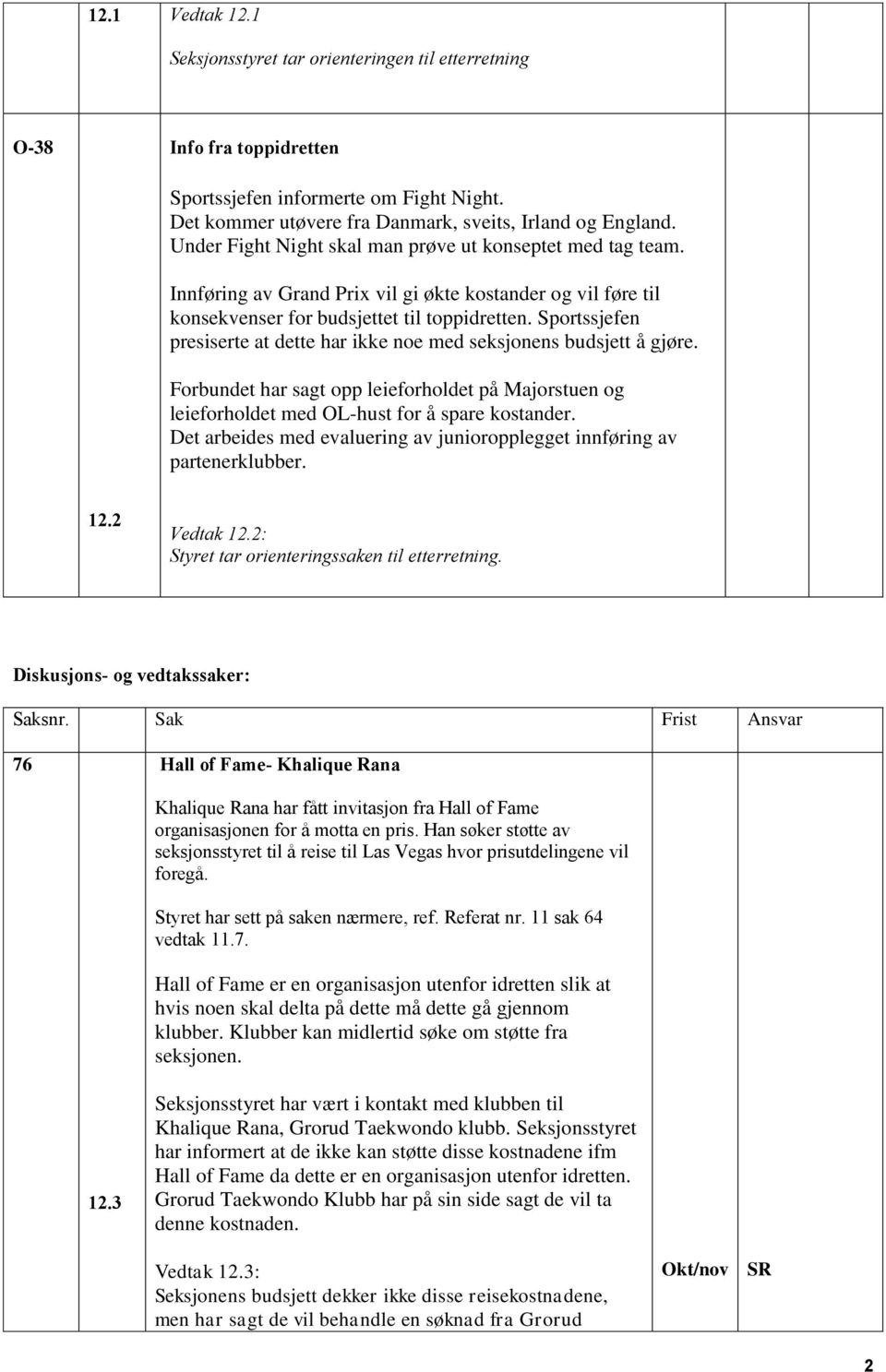 Sportssjefen presiserte at dette har ikke noe med seksjonens budsjett å gjøre. Forbundet har sagt opp leieforholdet på Majorstuen og leieforholdet med OL-hust for å spare kostander.