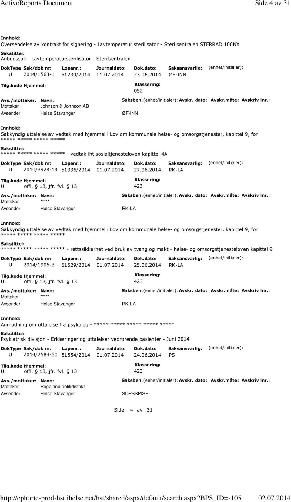 b_d=-105 Side 4 av 31 Oversendelse av kontrakt for signering - Lavtemperatur sterilisator - Sterilsentralen STERRAD 100NX Anbudssak - Lavtemperatursterilisator - Sterilsentralen 2014/1563-1