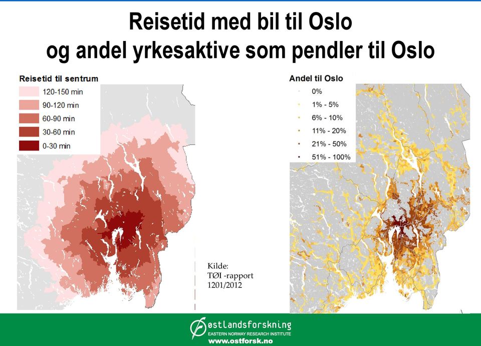 yrkesaktive som pendler