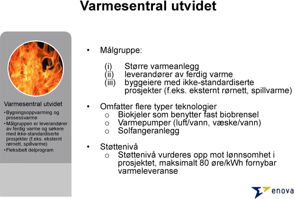 ikke-standardiserte prosjekter (f.eks.