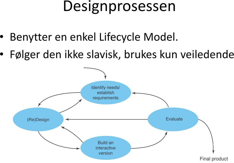 Følger den ikke slavisk,