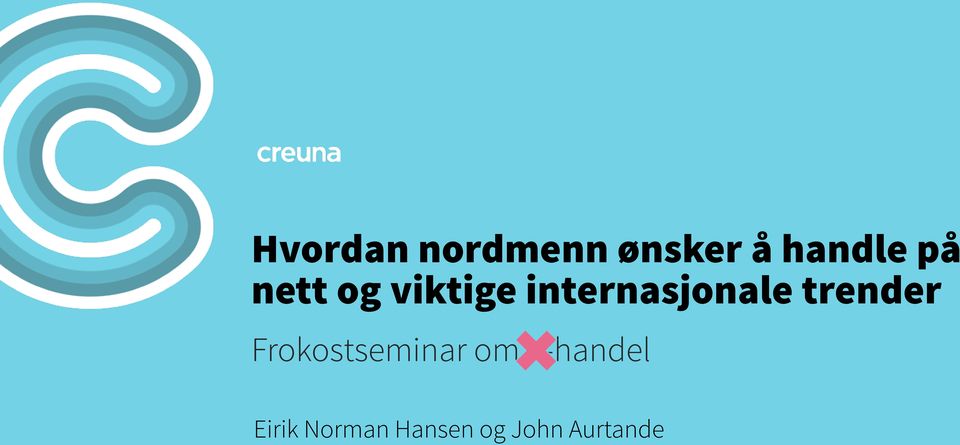 trender Frokostseminar om e-handel