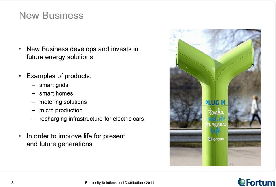 production recharging infrastructure for electric cars In order to improve