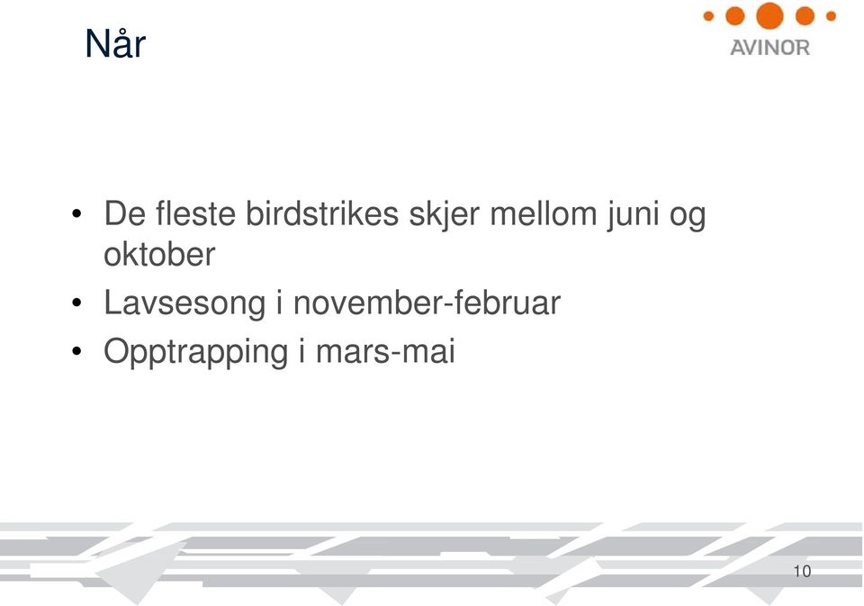 oktober Lavsesong i