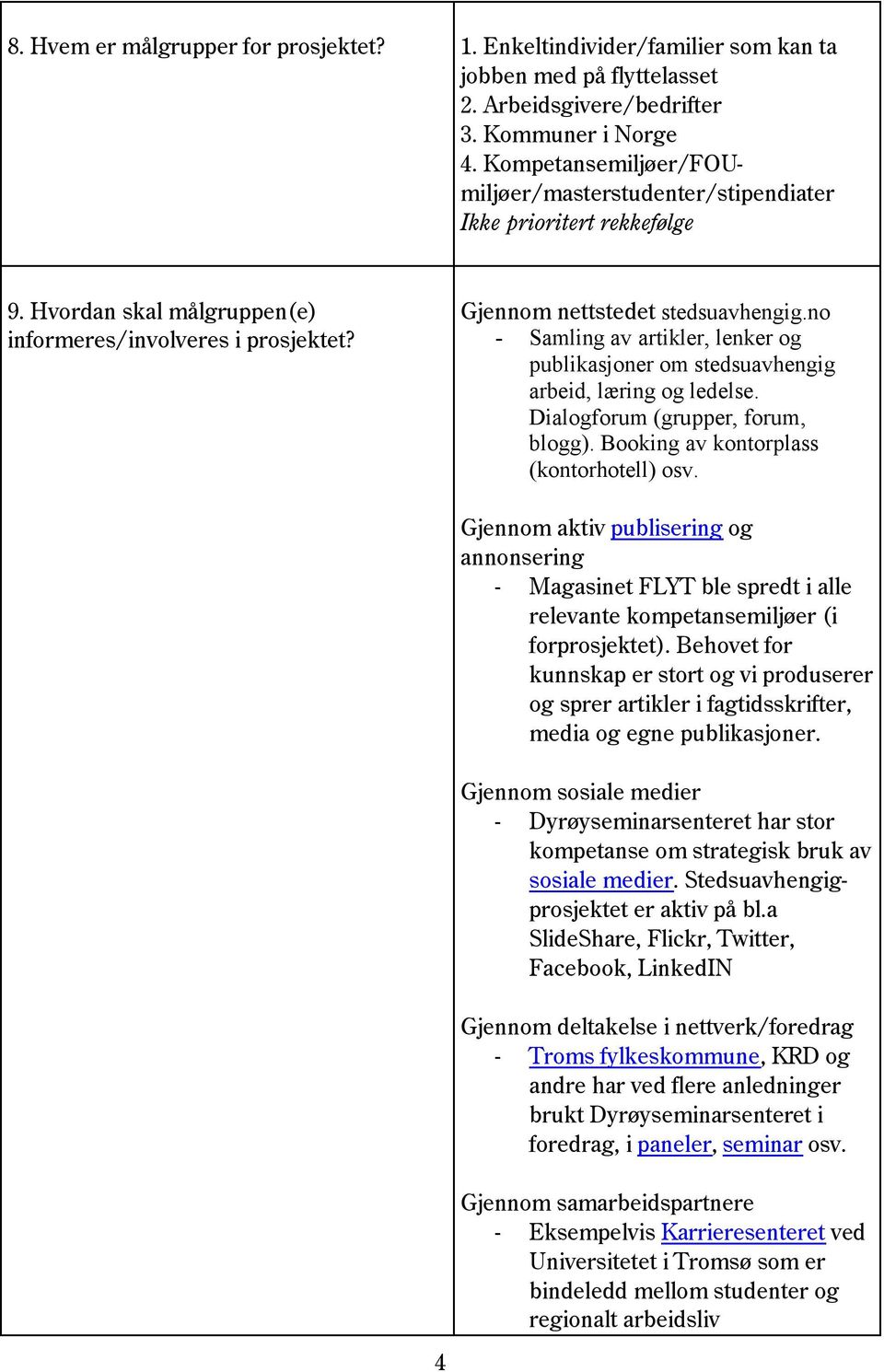 no - Samling av artikler, lenker og publikasjoner om stedsuavhengig arbeid, læring og ledelse. Dialogforum (grupper, forum, blogg). Booking av kontorplass (kontorhotell) osv.