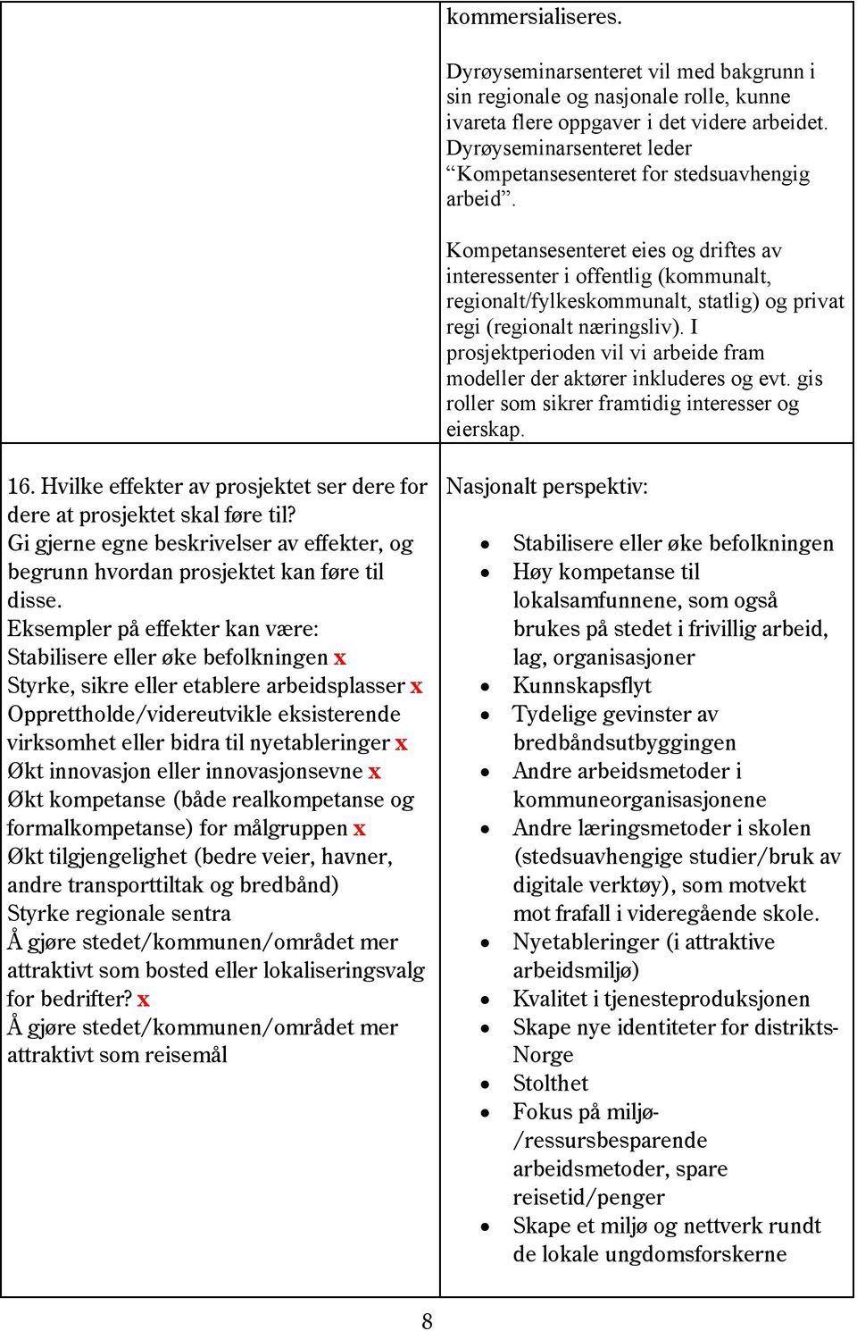 Kompetansesenteret eies og driftes av interessenter i offentlig (kommunalt, regionalt/fylkeskommunalt, statlig) og privat regi (regionalt næringsliv).