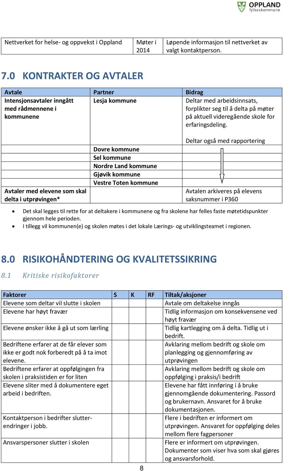 skole for erfaringsdeling.