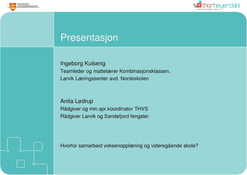 Norskskolen Anita Lødrup Rådgiver og min.spr.