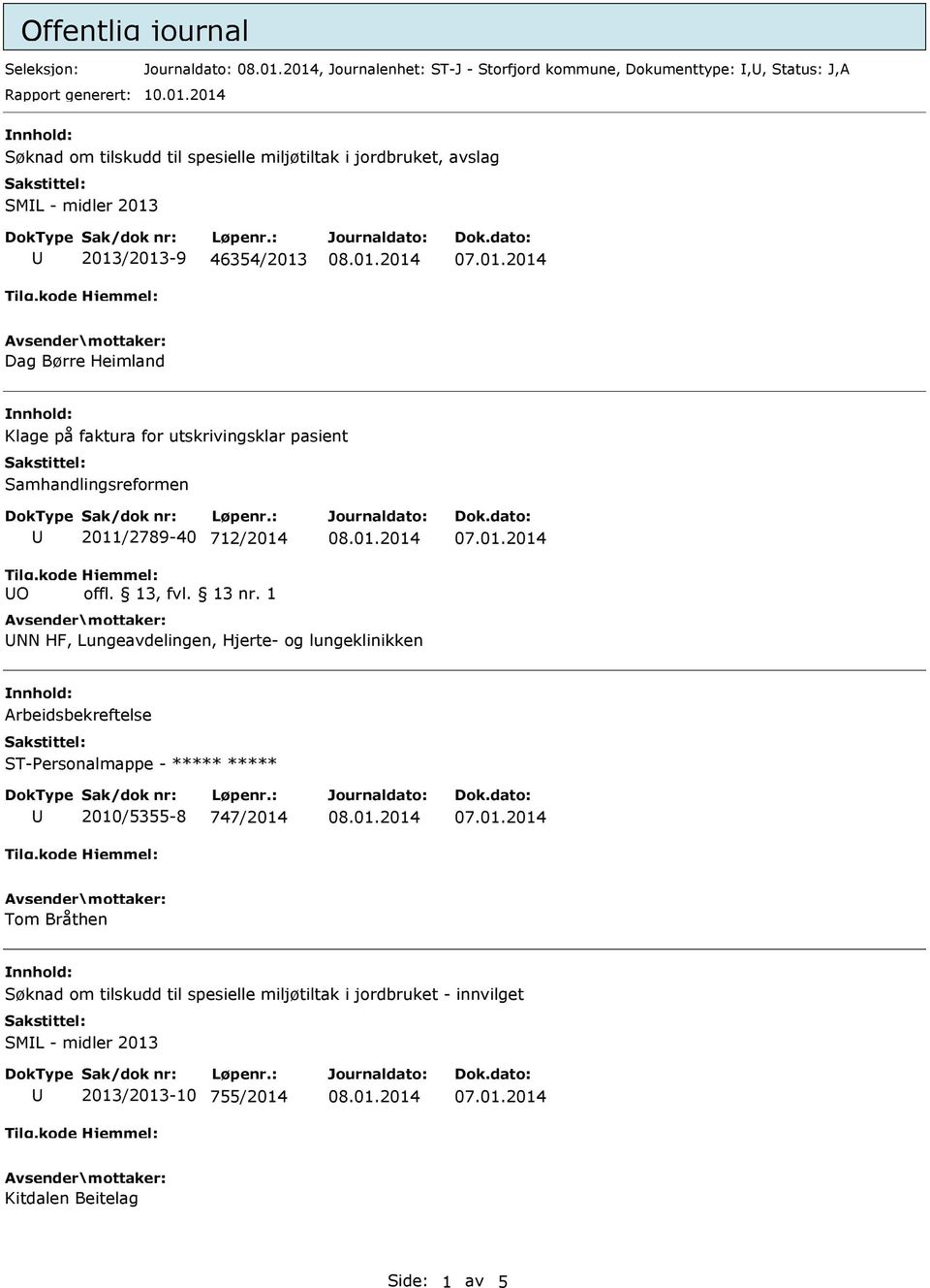 utskrivingsklar pasient Samhandlingsreformen Tilg.kode O 2011/2789-40 712/2014 Hjemmel: offl. 13, fvl. 13 nr.