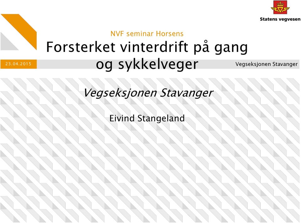 gang og sykkelveger