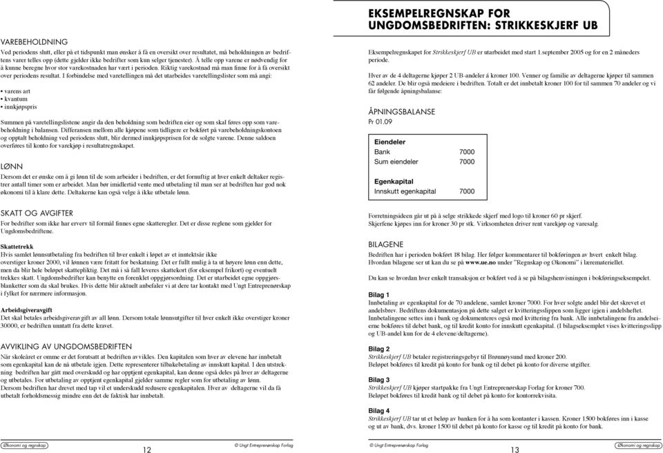 Riktig varekostnad må man finne for å få oversikt over periodens resultat.