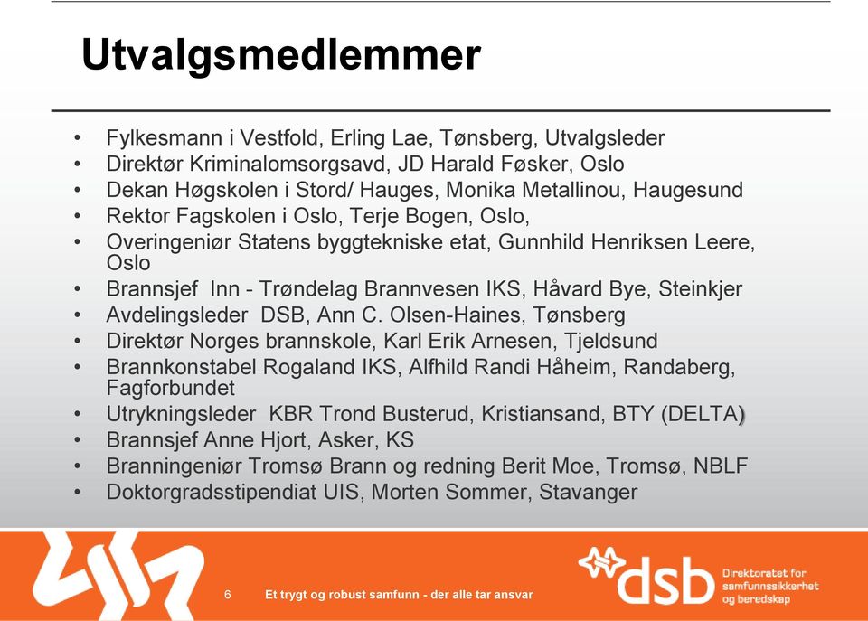 Avdelingsleder DSB, Ann C.