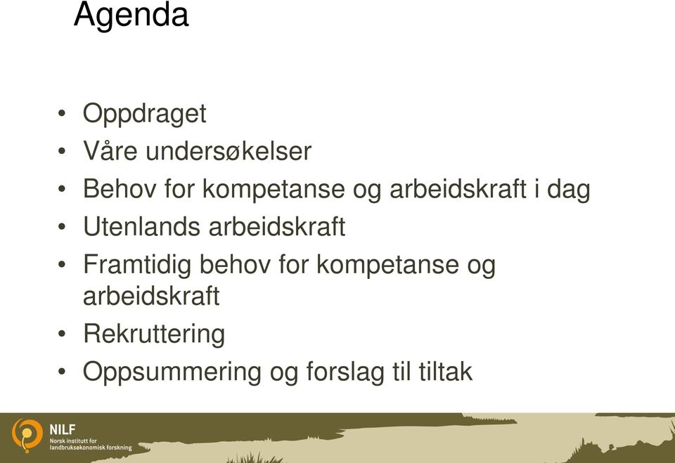 arbeidskraft Framtidig behov for kompetanse og