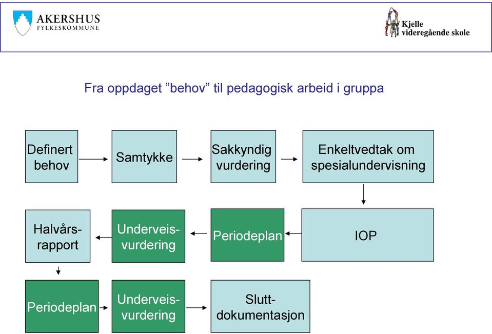 om spesialundervisning Underveisvurdering Halvårsrapport