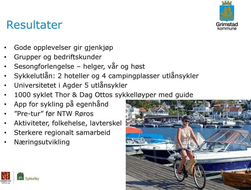 utlånsykler 1000 syklet Thor & Dag Ottos sykkelløyper med guide App for sykling på egenhånd