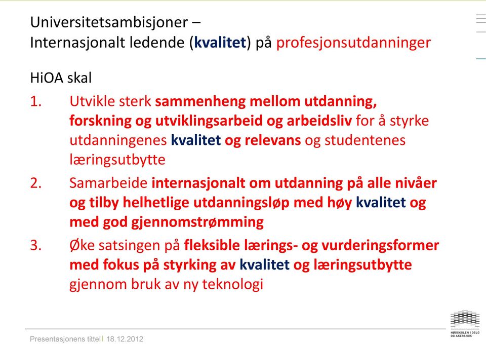 relevans og studentenes læringsutbytte 2.