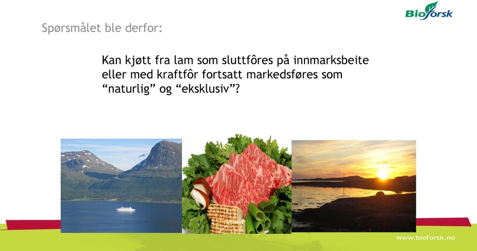 innmarksbeite eller med kraftfôr