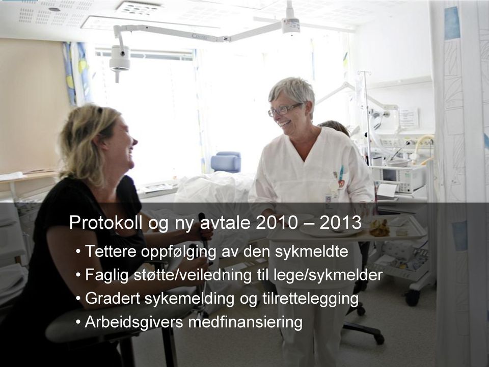 støtte/veiledning til lege/sykmelder Gradert