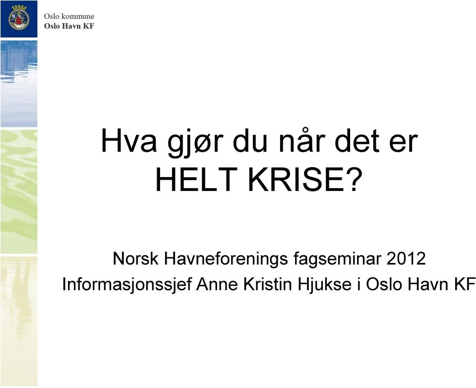 Norsk Havneforenings