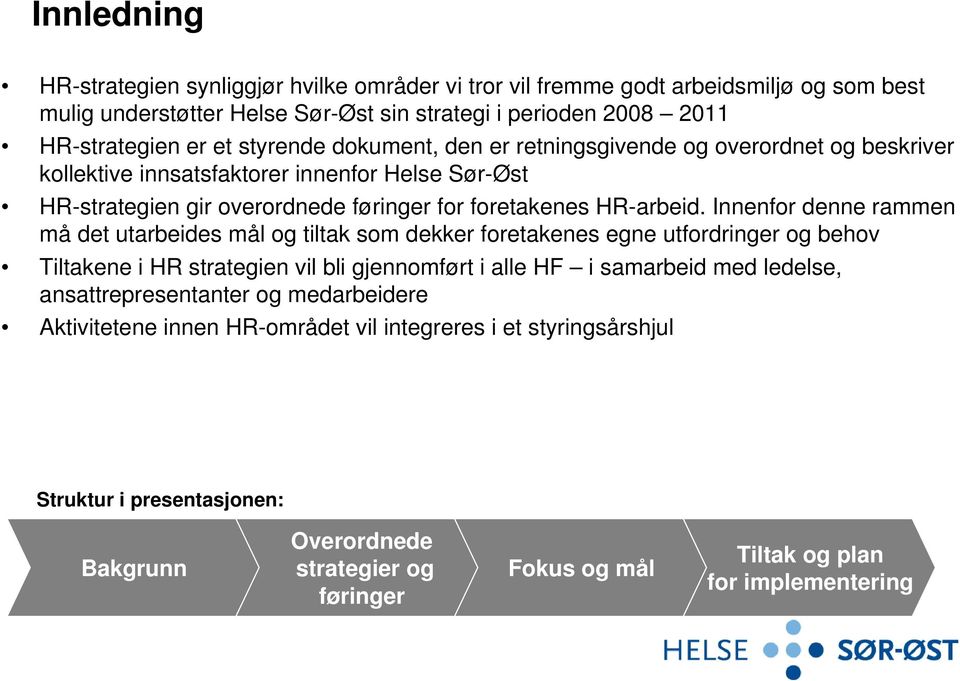 etakenes HR-arbeid.