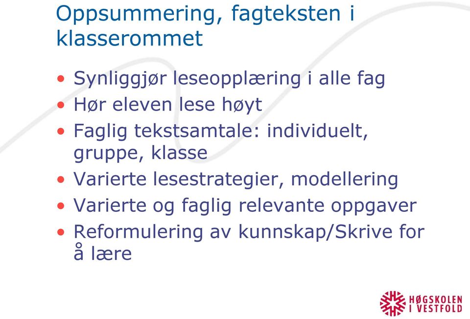 gruppe, klasse Varierte lesestrategier, modellering Varierte og