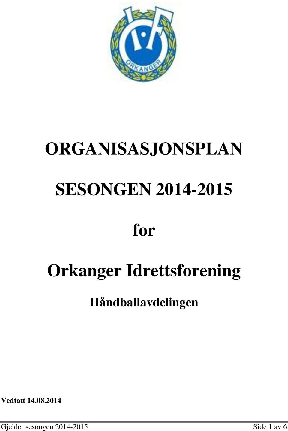 Idrettsforening Håndballavdelingen