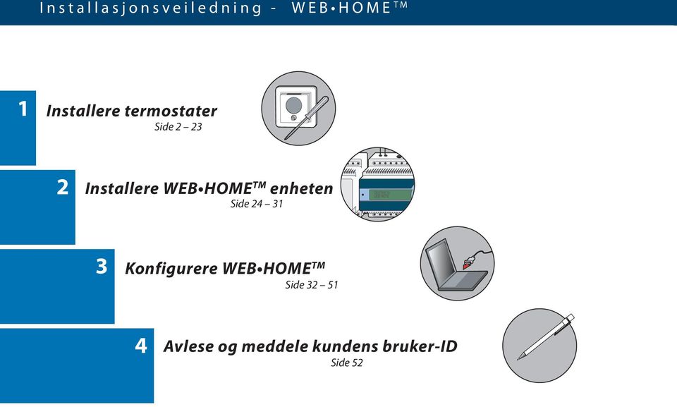 HOME TM enheten Side 24 31 Konfigurere WEB HOME