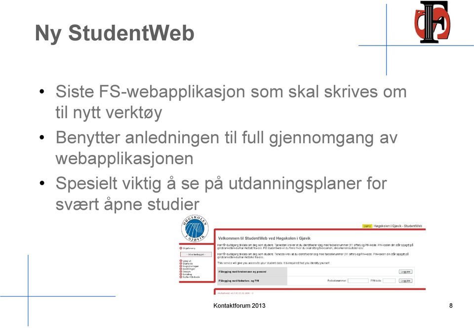 til full gjennomgang av webapplikasjonen Spesielt