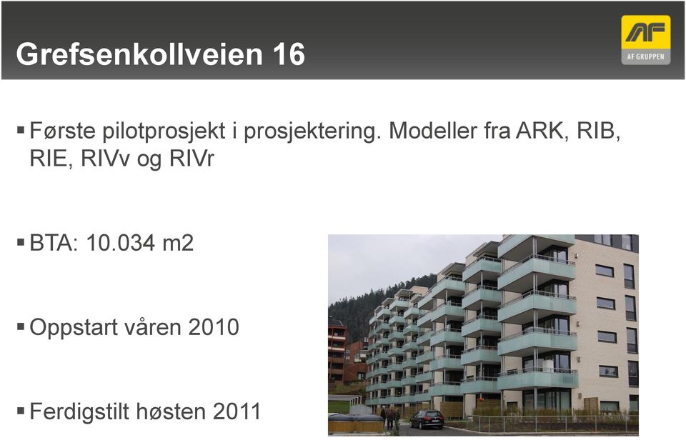 Modeller fra ARK, RIB, RIE, RIVv og