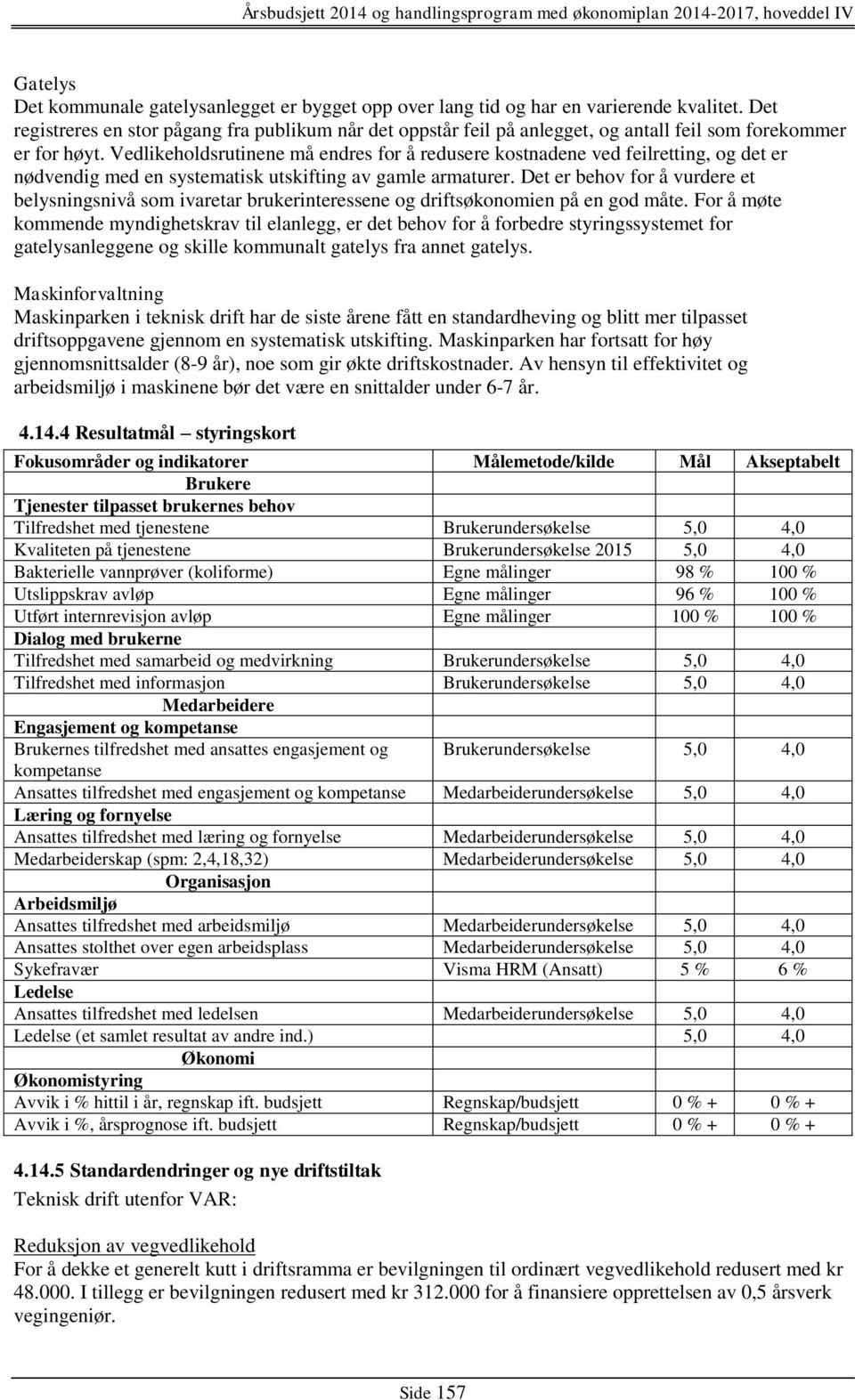 Vedlikeholdsrutinene må endres for å redusere kostnadene ved feilretting, og det er nødvendig med en systematisk utskifting av gamle armaturer.