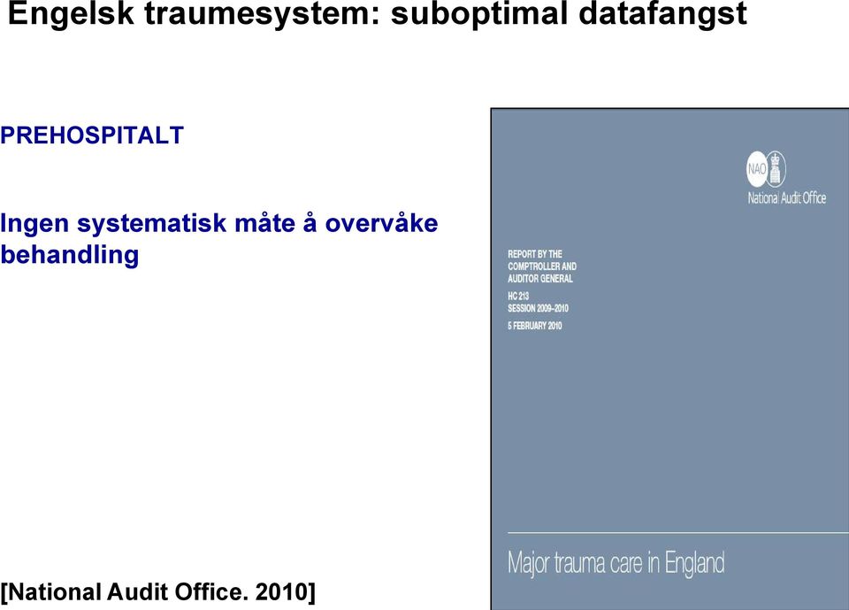 systematisk måte å overvåke