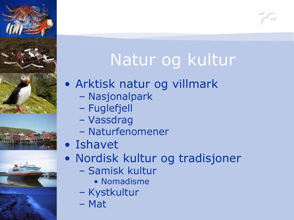 Naturfenomener Ishavet Nordisk kultur og