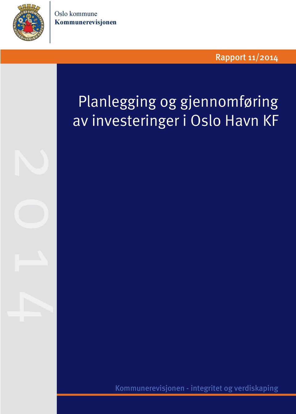 investeringer i Oslo Havn KF 2