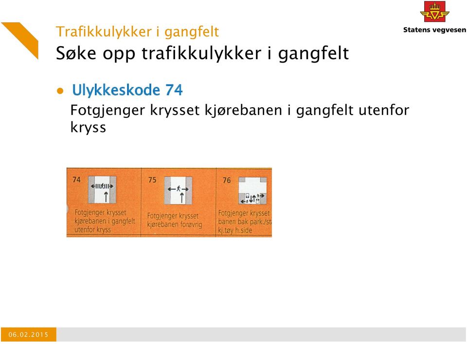 Fotgjenger krysset