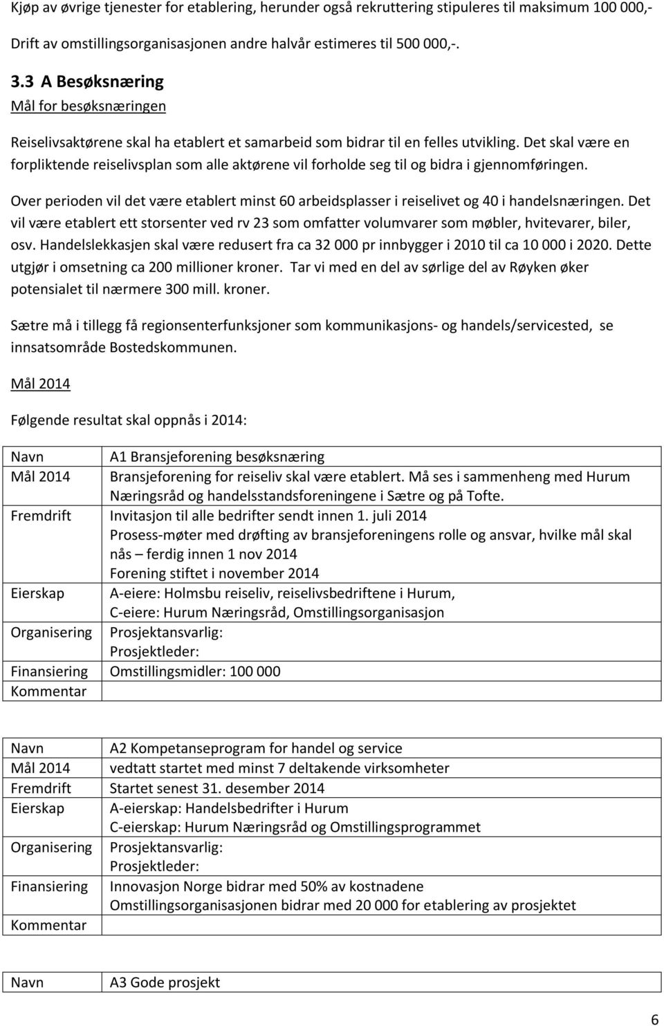 Det skal være en forpliktende reiselivsplan som alle aktørene vil forholde seg til og bidra i gjennomføringen.