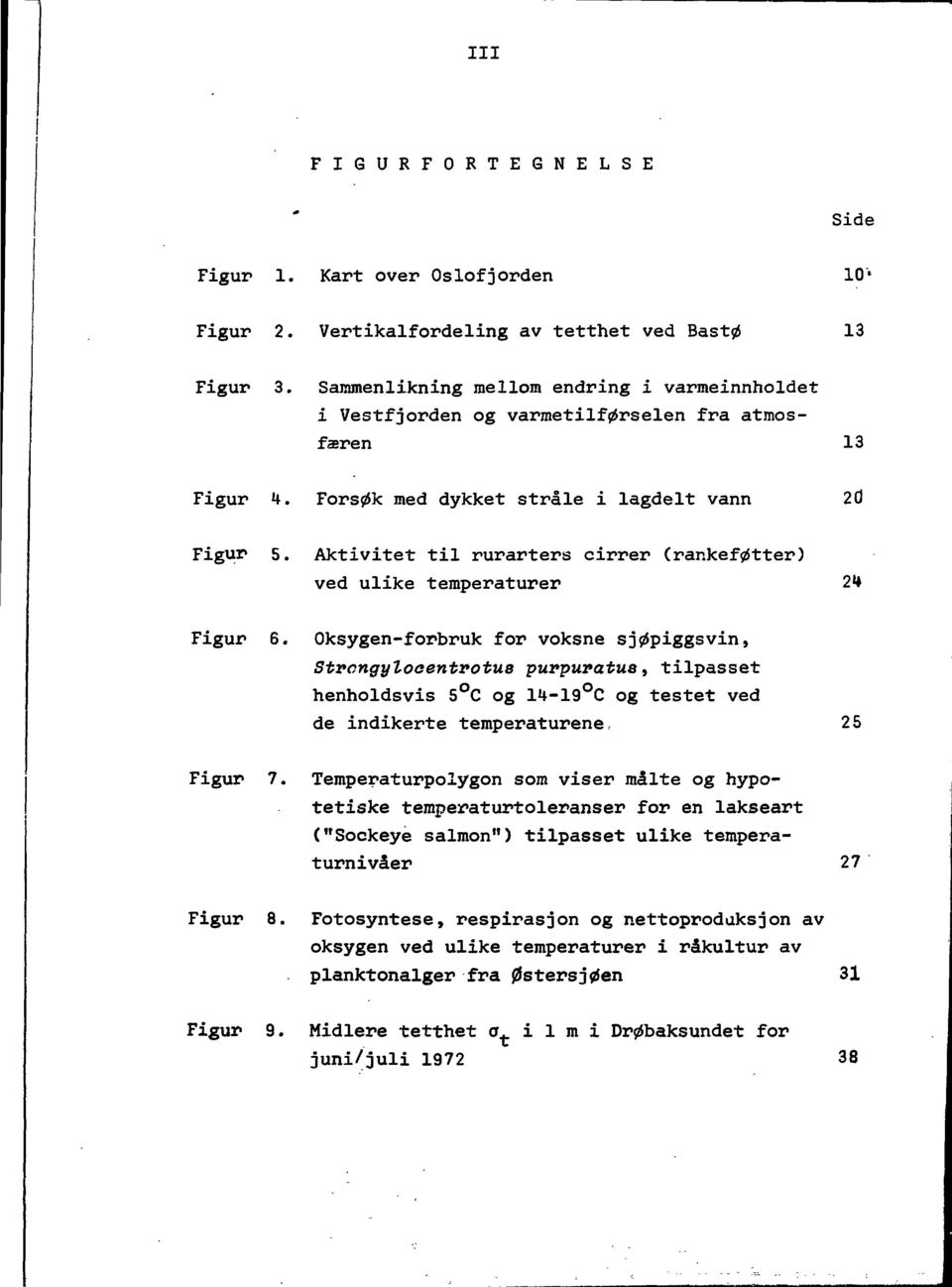 Aktivitet til rurarters cirrer (rankef^tter) ved ulike temperaturer 2*» Figur 6.