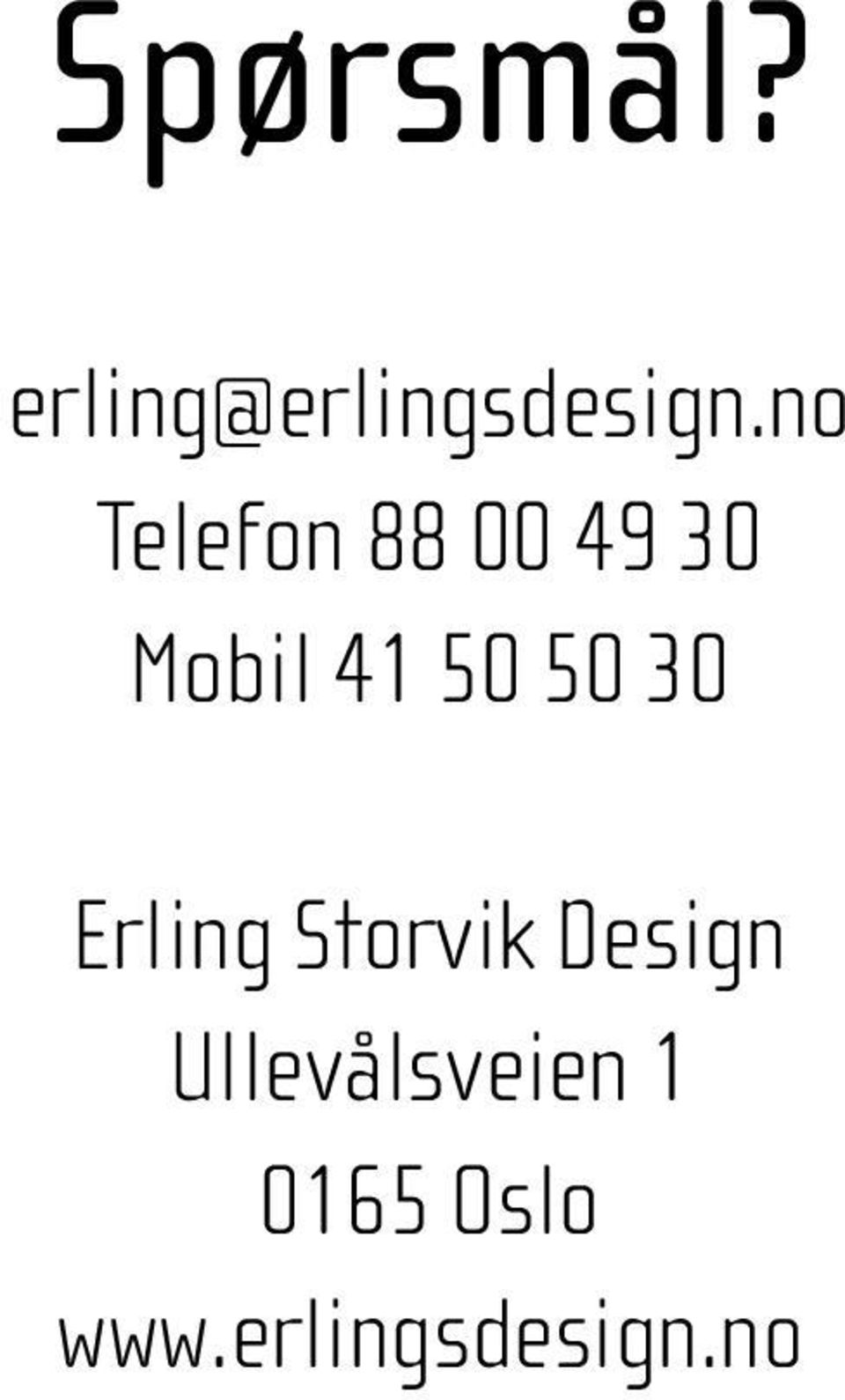 50 30 Erling Storvik Design