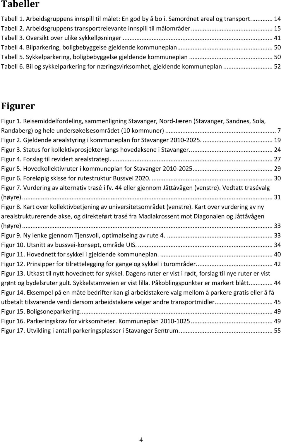 Bil og sykkelparkering for næringsvirksomhet, gjeldende kommuneplan... 52 Figurer Figur 1.