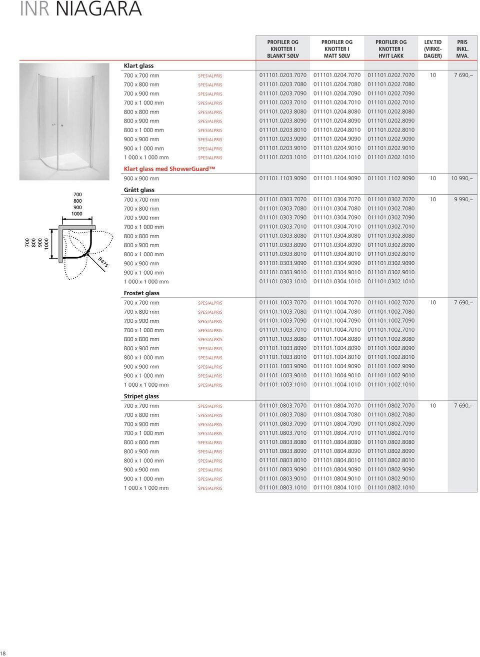 700 mm SPESIL 700 x 800 mm SPESIL 700 x 900 mm SPESIL 700 x 1 000 mm SPESIL 800 x 800 mm SPESIL 800 x 900 mm SPESIL 800 x 1 000 mm SPESIL 900 x 900 mm SPESIL 900 x 1 000 mm SPESIL 1 000 x 1 000 mm