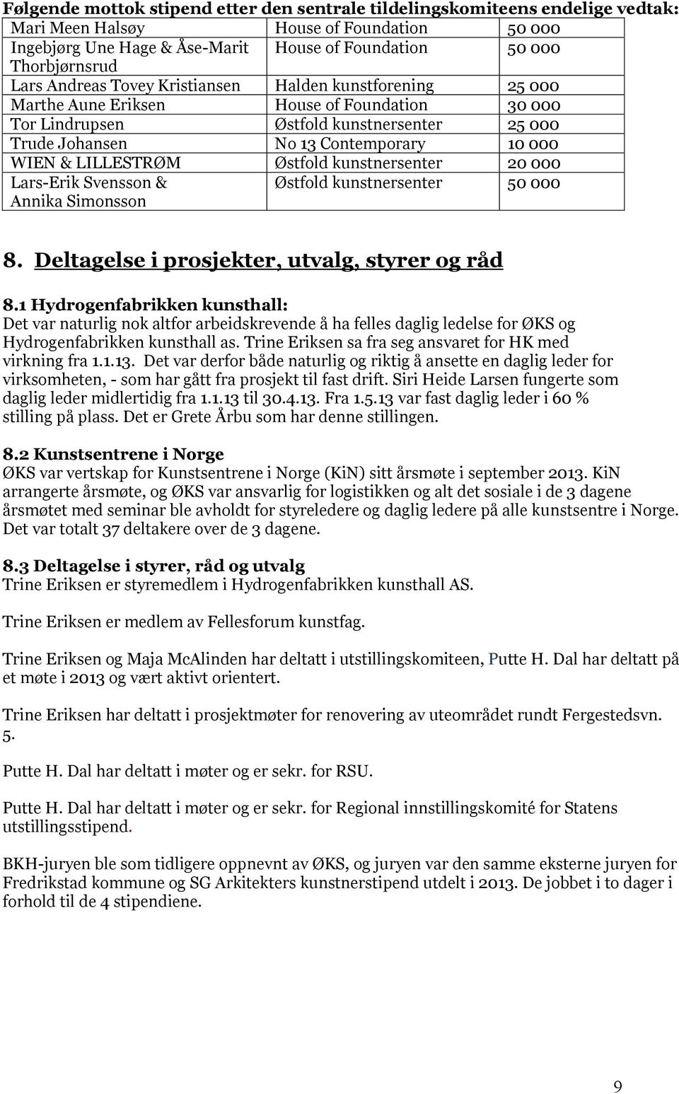 ÅRSMELDING ØSTFOLD KUNSTNERSENTER. ØSTFOLD KUNSTNERSENTER Adr.:  Fergestedsveien 5b, 1606 Fredrikstad - PDF Free Download