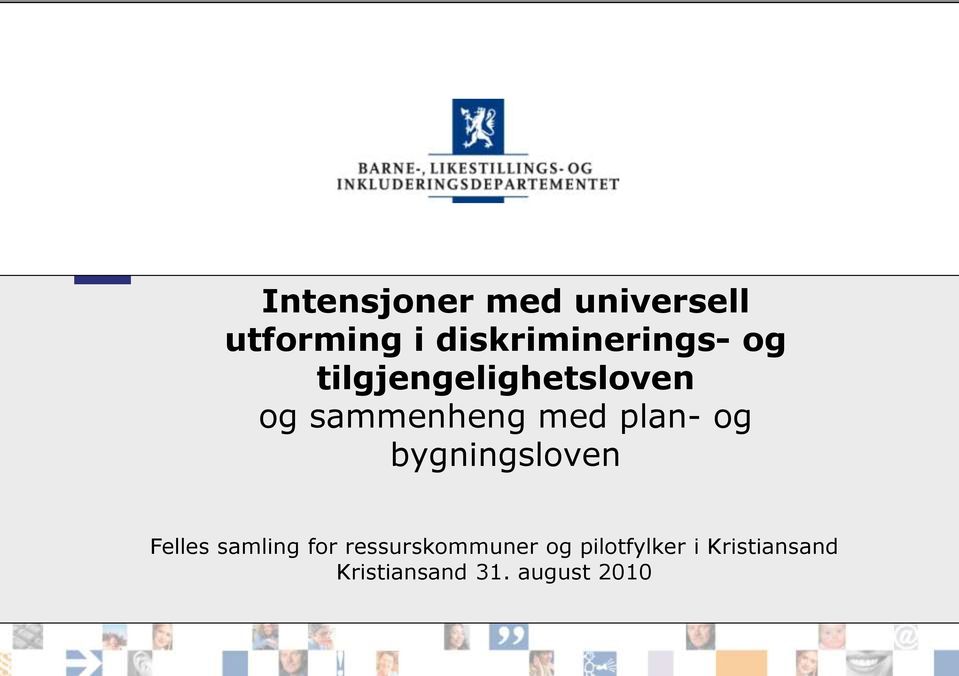 sammenheng med plan- og bygningsloven Felles samling